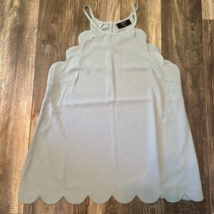 NWOT Vici Scalloped Tank Top